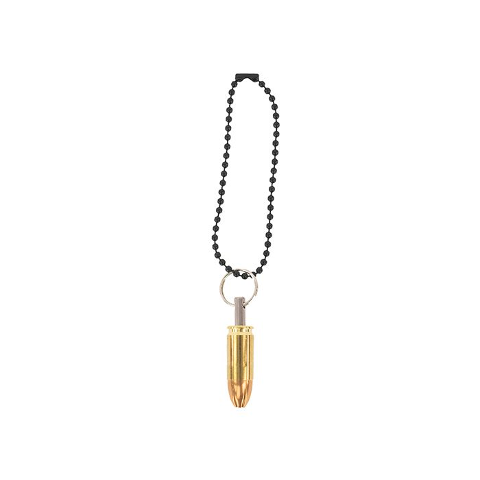 Bullet Keychain Copper & Brass 9 mm Hexagon