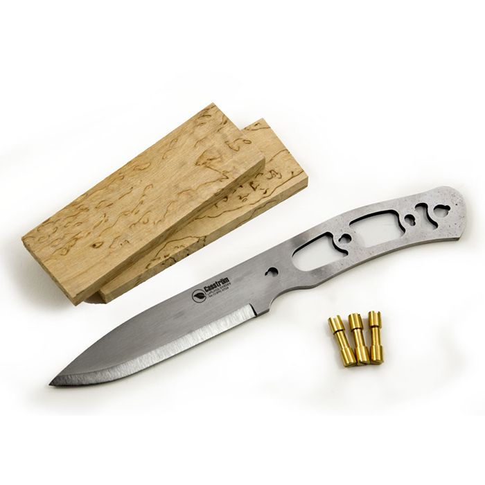 Knife Making Kit Casström No. 10 SFK Curly Birch Carbon Steel