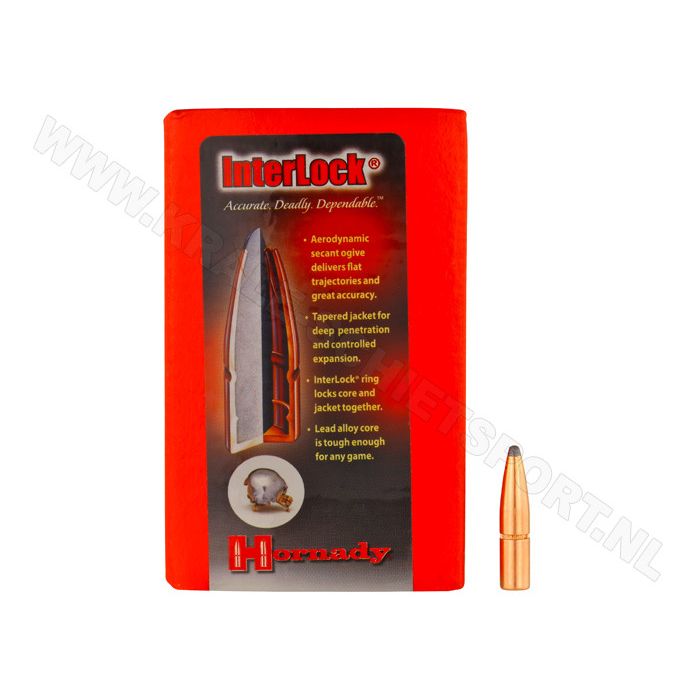 Bullets Hornady .264 InterLock SP 140 grain