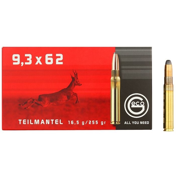 Ammunition Geco Teilmantel 9.3x62 mm 255 grain