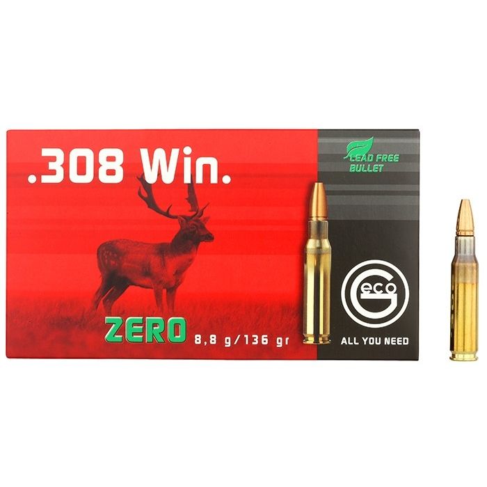 Ammunition Geco Zero .308 Win 136 grain