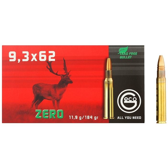 Ammunition Geco Zero 9.3x62 mm 184 grain