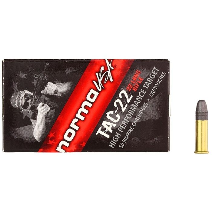 Ammunition Norma TAC .22 LR RN 40 grain