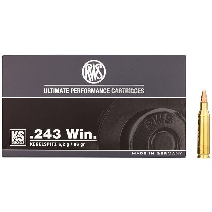 Kogelpatronen RWS Kegelspitz .243 Win 96 grain