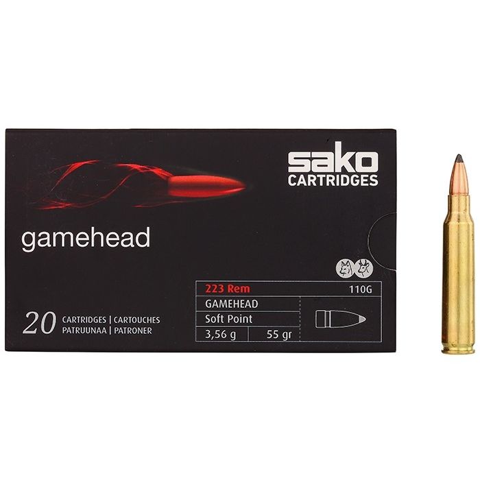 Ammunition Sako Gamehead .223 Rem SP 55 grain