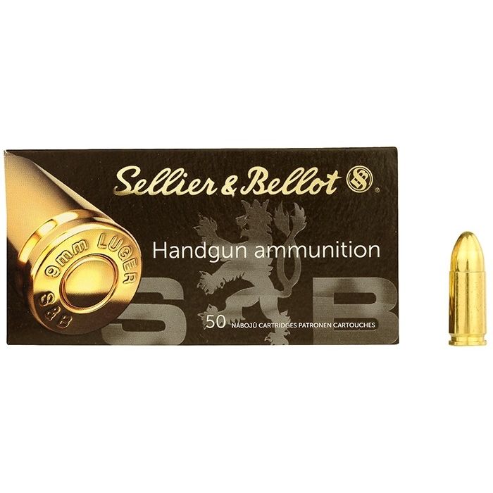 Ammunition Sellier & Bellot 9 mm FMJ 115 grain