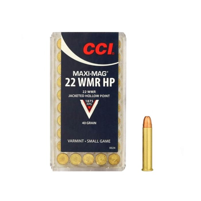 Kogelpatronen CCI Maxi Mag HP .22 WMR JHP 40 Grain