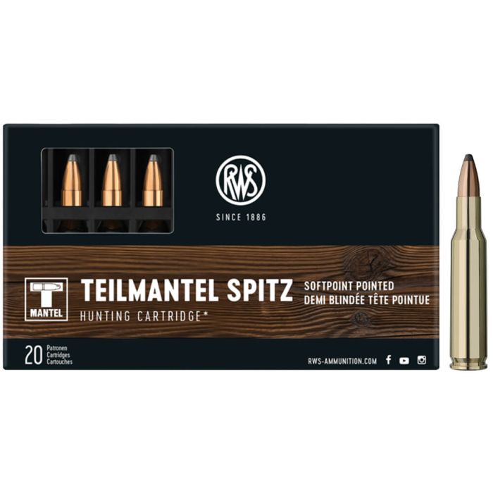 Ammunition RWS .222 Rem SP 50 grain