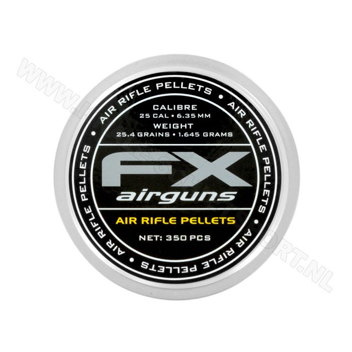 Airgun Pellets FX 6.35 mm 25.4 grain