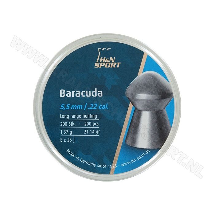 Airgun Pellets H&N Baracuda 5.5 mm 21.14 grain