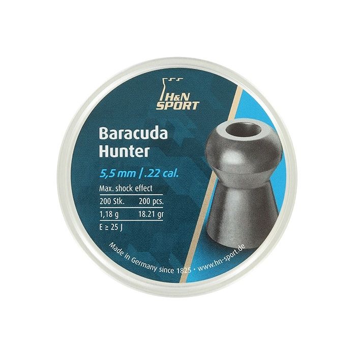 Airgun Pellets H&N Baracuda 5.5 mm 18.21 grain