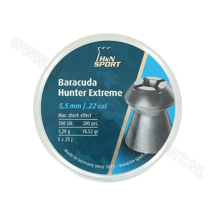 Airgun Pellets H&N Baracuda Hunter Extreme 5.5 mm 18.52 grain