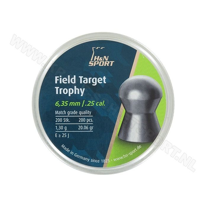 Airgun Pellets H&N Field Target Trophy 6.35 mm 20.06 grain