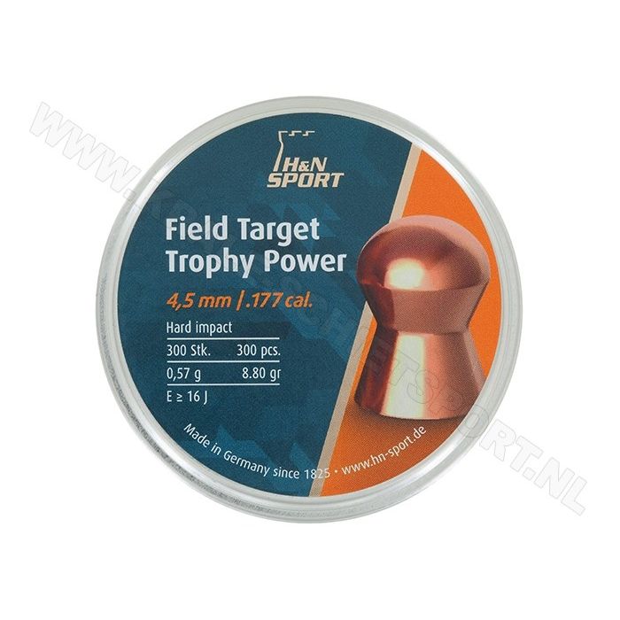 Airgun Pellets H&N Field Target Trophy Power 4.5 mm 8.8 grain
