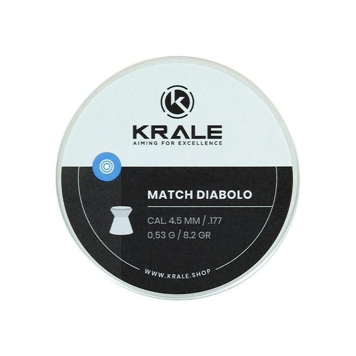 Airgun Pellets Krale Match 4.5 mm 8.2 grain