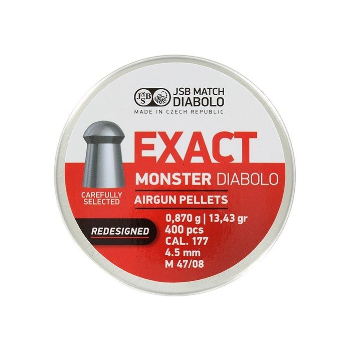Airgun Pellets JSB Exact Monster Redesigned 4.52 mm 13.43 grain