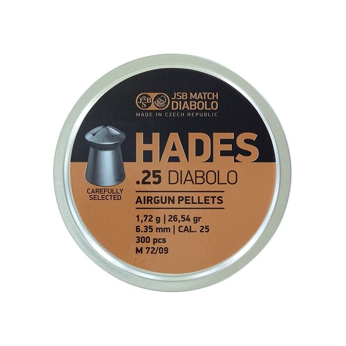 Airgun Pellets JSB Hades 6.35 mm 26.54 grain
