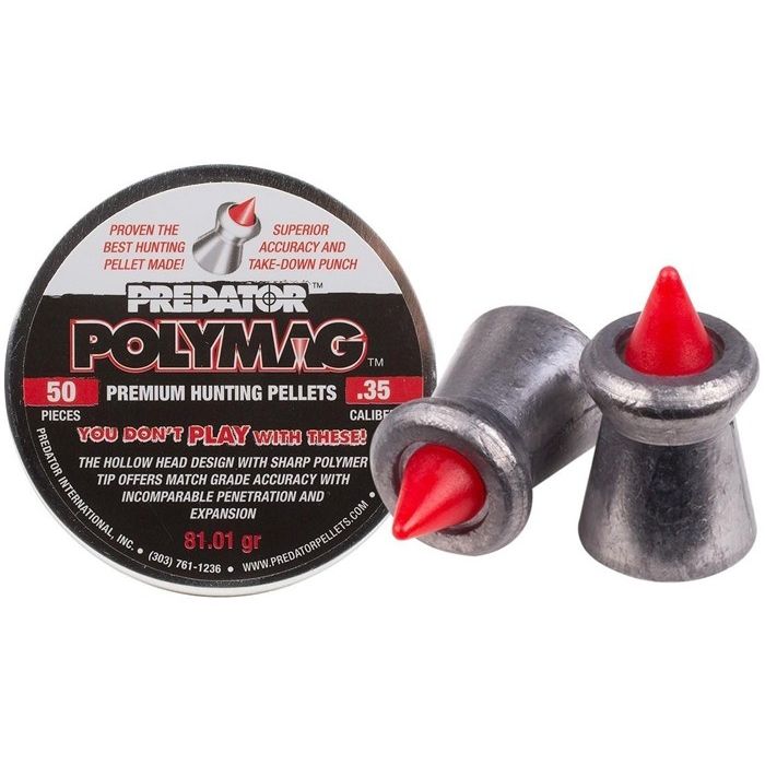 Airgun Pellets Predator Polymag 9 mm 81.01 grain