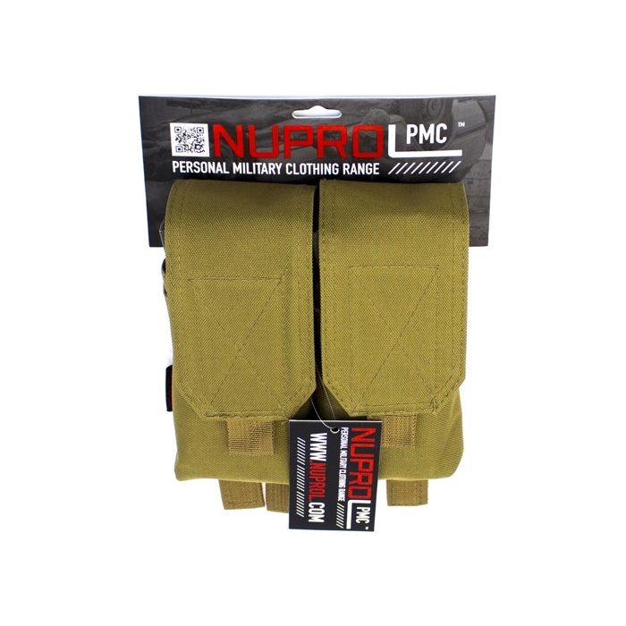 Mag Pouch Nuprol M4 Double Flap Lid PMC Tan