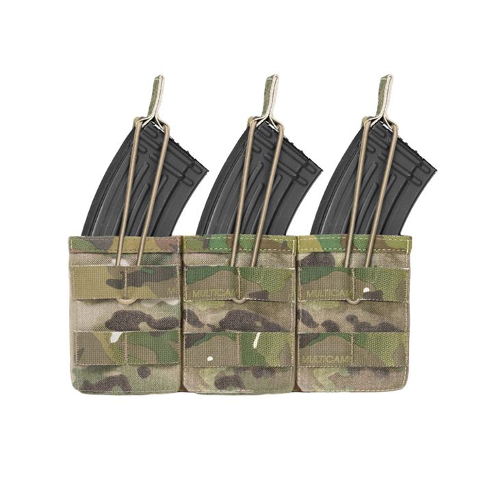 Mag Pouch Warrior Assault Systems Triple Molle Open AK 7.62 mm Multicam