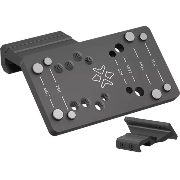 Montagebasis Vector Optics Weaver/Picatinny naar 45° Offset Universal Footprint