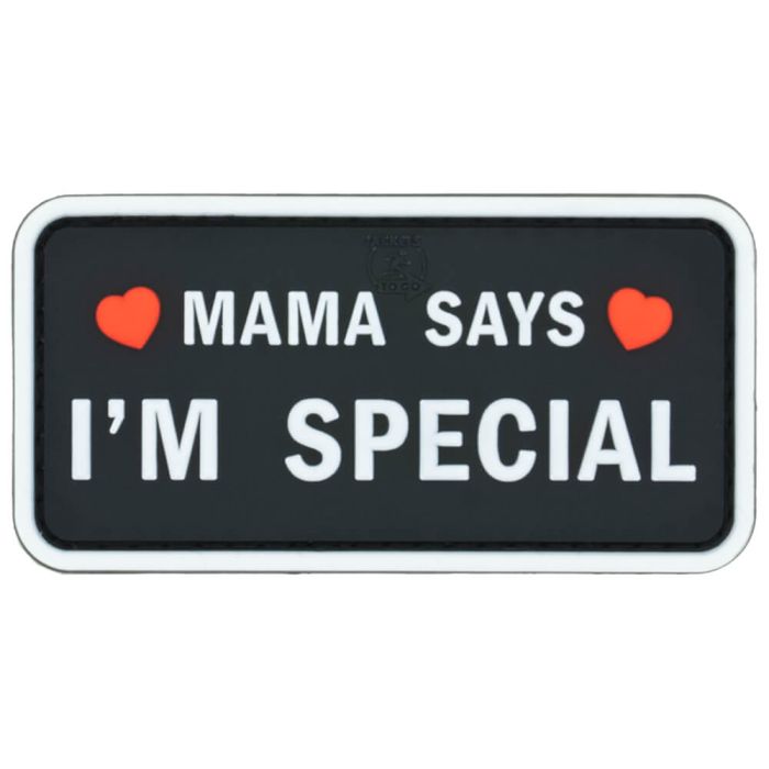 Patch JTG 3D PVC Mama Says I'm Special - Swat