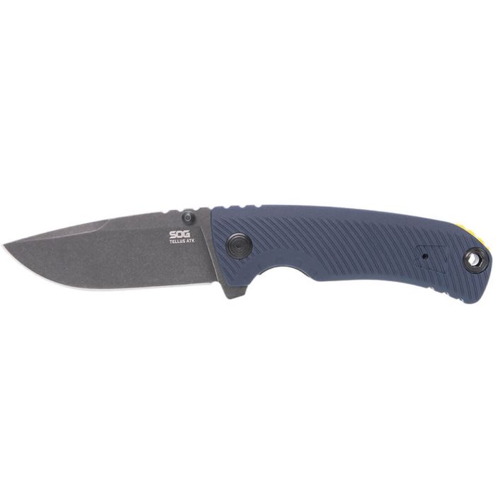 Pocket Knife SOG Tellus ATK Squid Ink Yellow