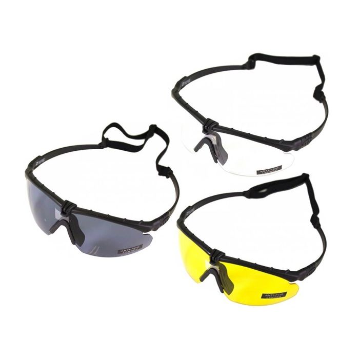 Glasses Nuprol Battle Pro's with optical insert Black Frame