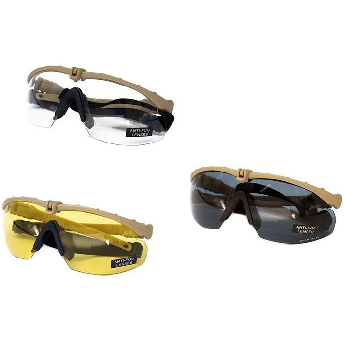Glasses Nuprol Battle Pro's Tan Frame