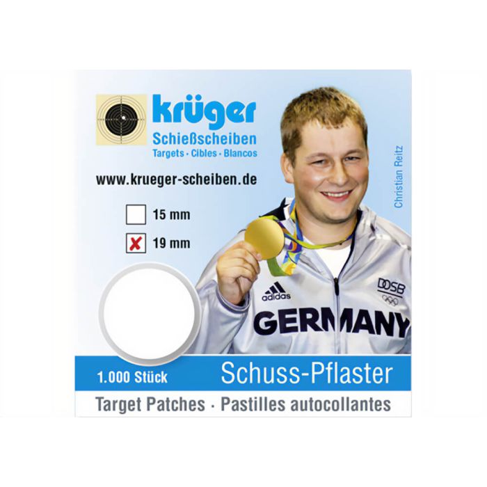 Target patches 8419, 19 mm white