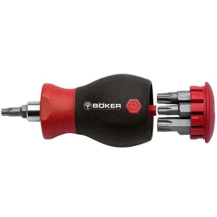 Screwdriver Böker with 6-piece Torx Bit Magazine