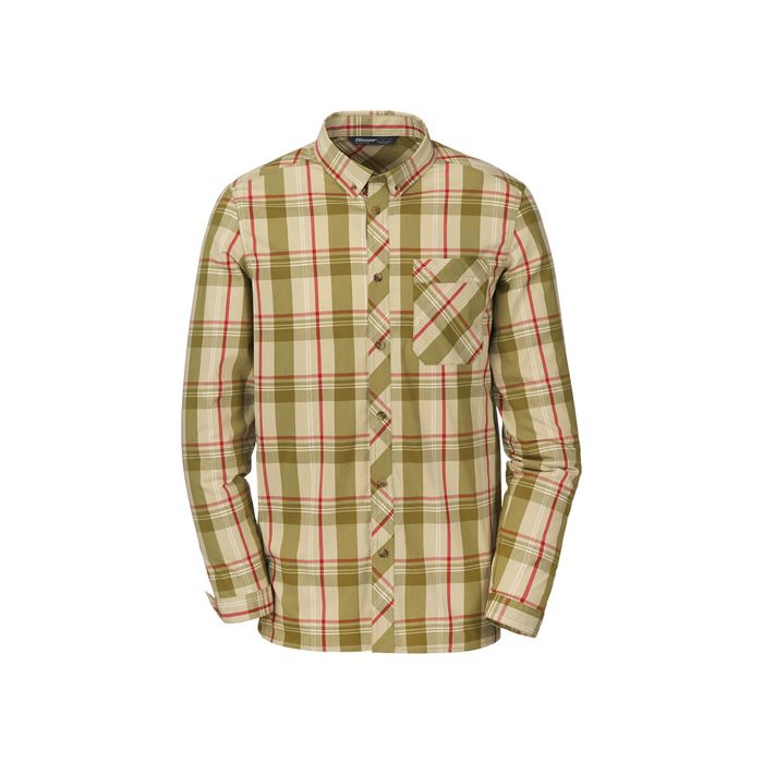 Shirt Blaser Harald Olive / Beige Checked