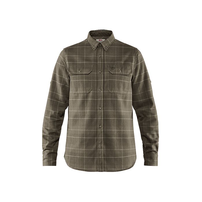 Shirt Fjällräven Singi Heavy Flannel Dark Olive