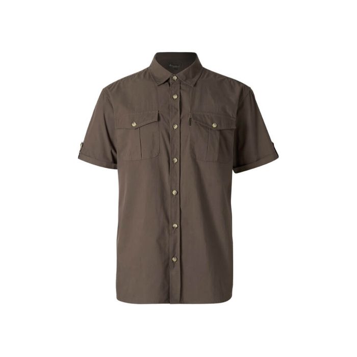 Shirt Pinewood Safari S/S  Dark Olive