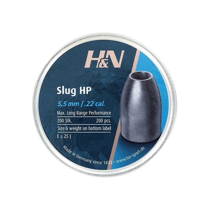 Airgun Slugs H&N 5.5 mm HP 21 grain (.217)