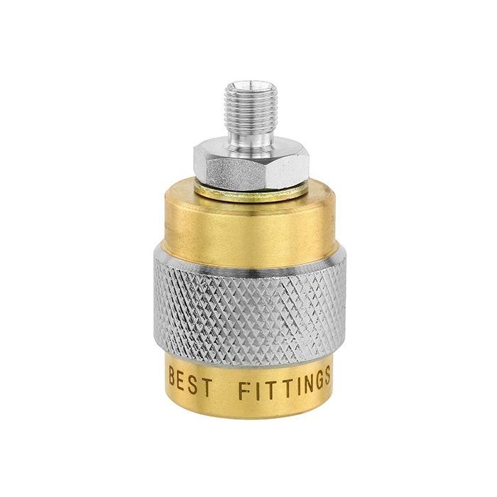 Adaptor Best Fittings 200/232 bar DIN Female - 1/8 BSP Male