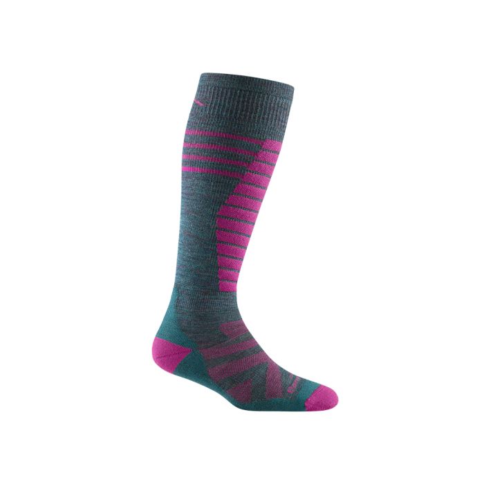 Socks Darn Tough Edge Over-the-Calf Midweight Cushion Ladies Teal