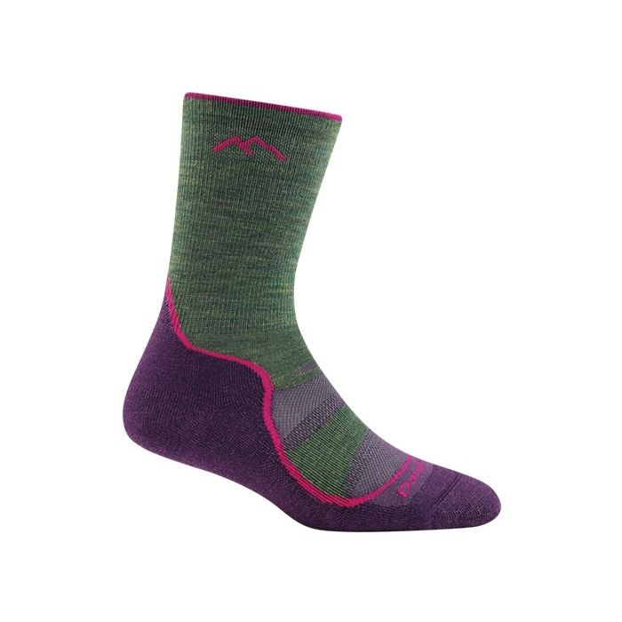 Socks Darn Tough Light Hiker Micro Crew Light Cushion Ladies Moss