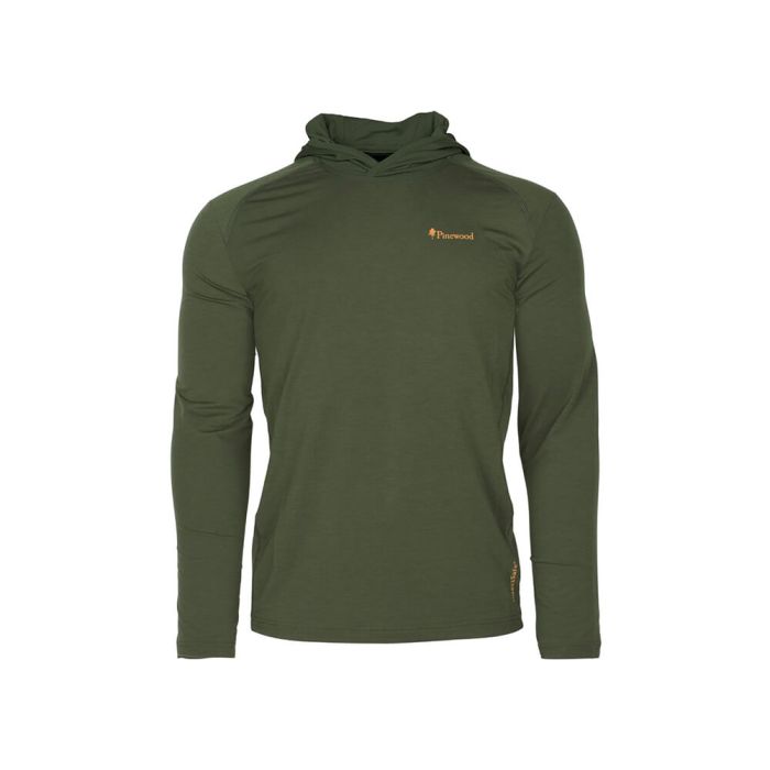 Sweater Pinewood InsectSafe Function Hoodie Mossgreen