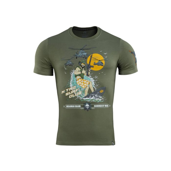 T-Shirt M-Tac Surf Club - Light Olive