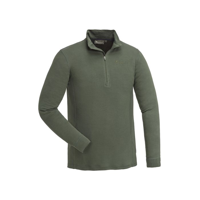 Thermal shirt Pinewood Abisko Merino Dark Mossgreen