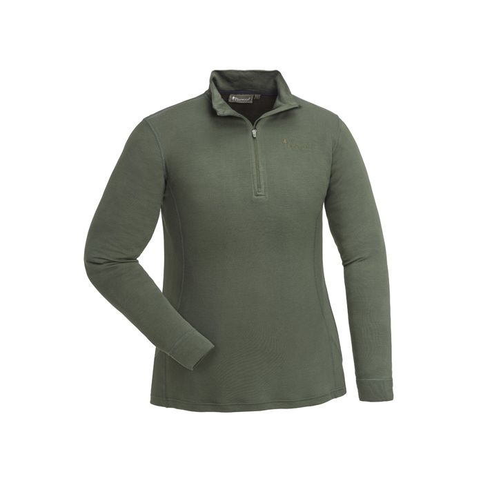 Thermal shirt Pinewood Abisko Merino Ladies Dark Mossgreen 