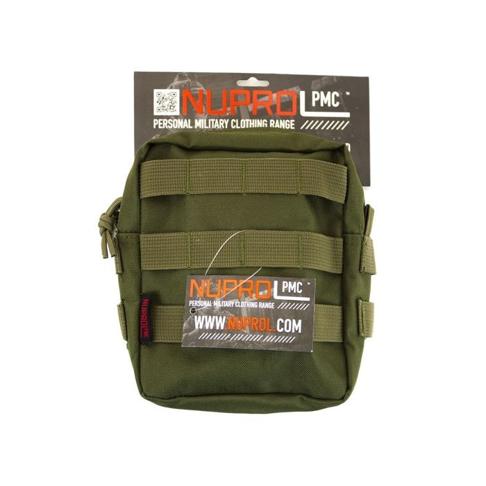 Utility Pouch Nuprol Medium Zipped Green