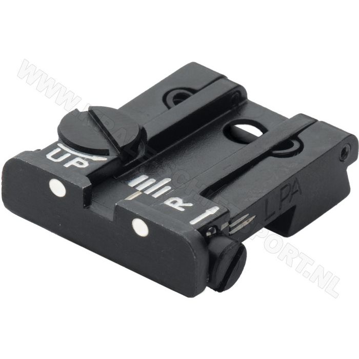 Adjustable Rear Sight LPA TPU Twin Dot
