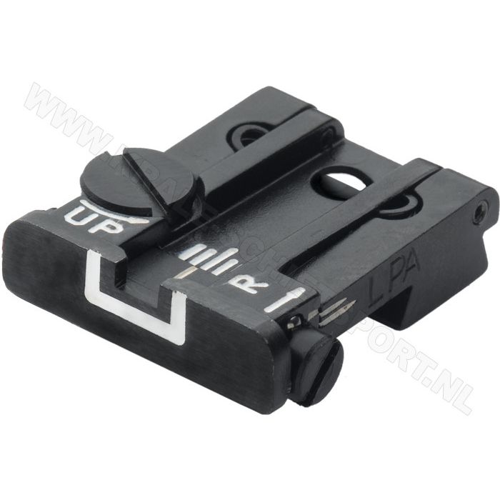 Adjustable Rear Sight LPA TPU White Outline