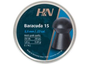 Airgun Pellets H&N Baracuda 15 5.5 mm 15.89 grain