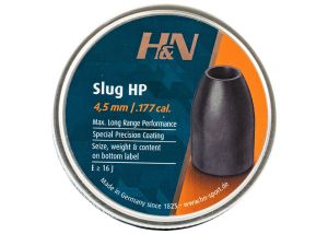 Airgun Slugs H&N 4.51 mm HP 13 grain (.1775)