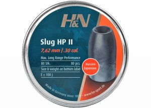 Airgun Slugs H&N 7.62 mm HP II 54 grain (.301)