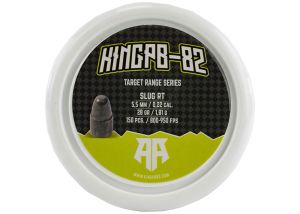 Airgun Slugs KingPB-82 5.5 mm Target Range RT 28 grain (.218)