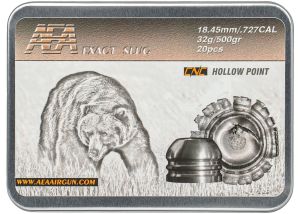 Airgun Slugs AEA Exact CNC 18.3 mm 500 grain (.727)